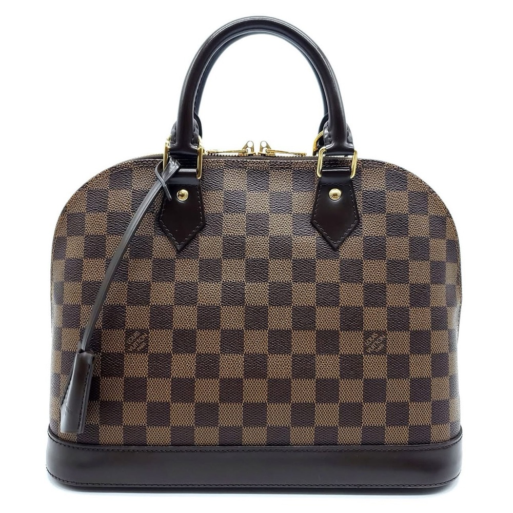 LOUIS VUITTON  | DE Luxury Alma Medium Top Handle Lock & Key Handbag AUTHENTIC